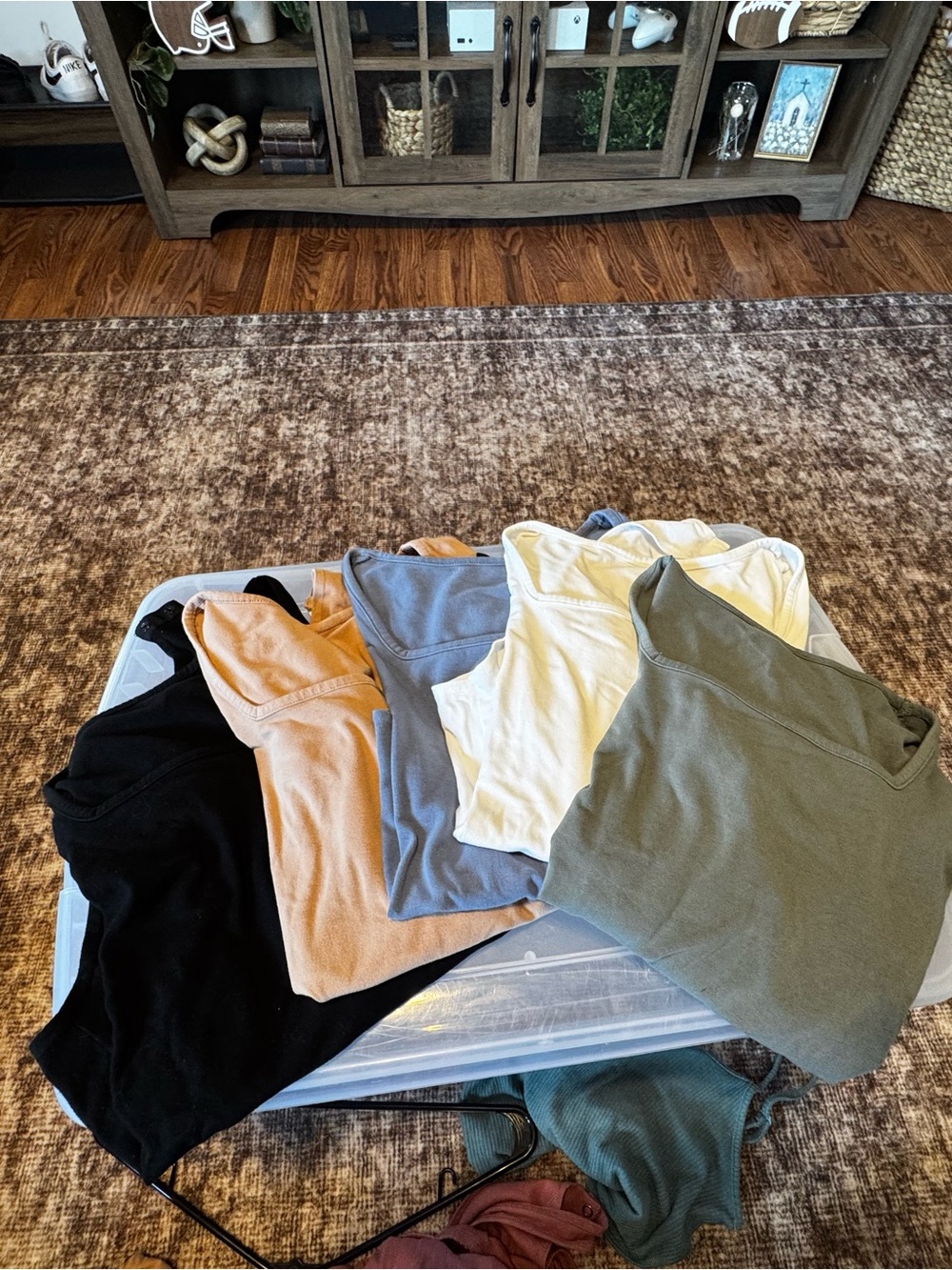 Woman’s Tee Pack - Black, Tan, Blue, White, Olive